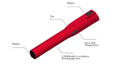 Rechargeable LED Pen Light